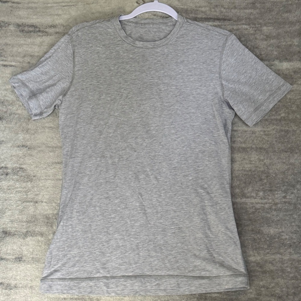 Lululemon Metal Vent Tech 2.0 Short Sleeve Shirt Heathered Grey Mens Size S